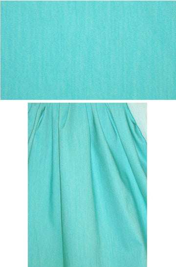 *new* stretch cotton blend denim - aqua 1.20 yds