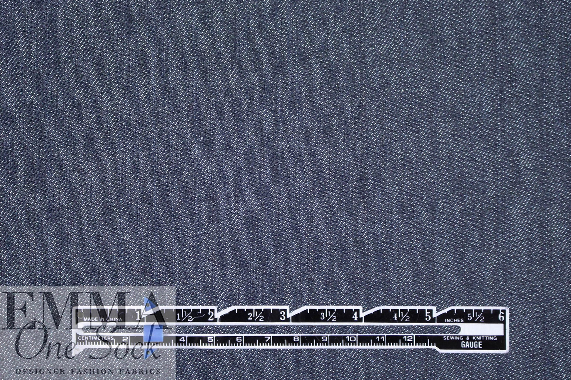 Cone Denim 9.75 oz. stretch denim - dark indigo .875 yds