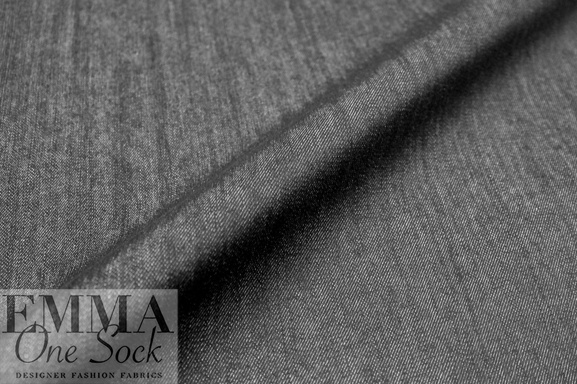 Cone Denim 9.75 oz. stretch denim - off black 1.25 yds