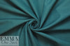 Italian 4-way stretch cotton denim - teal
