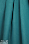 Italian 4-way stretch cotton denim - teal