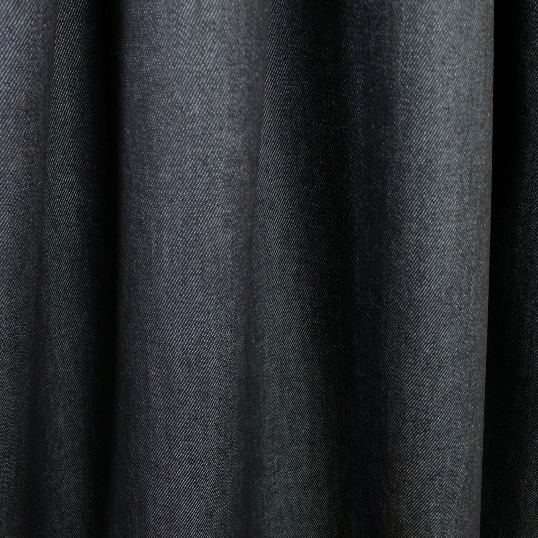 NY designer heavier weight stretch denim - dk. indigo .625 yds