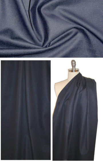Ralph Lauren dark blue overdyed stretch denim 3768 1.75 yds