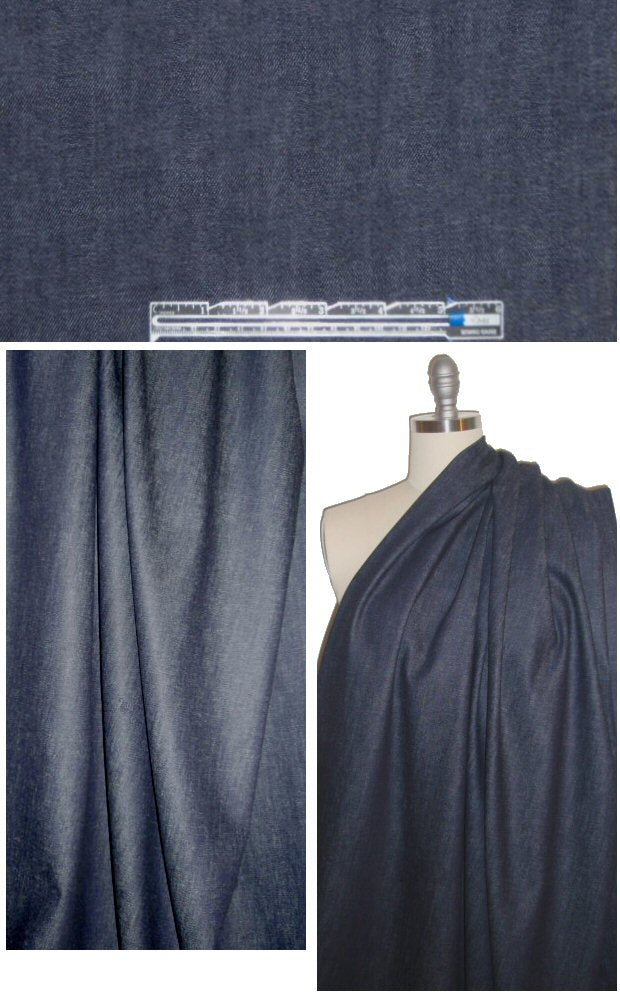 Ralph Lauren dark blue stretch denim 3769 1.66 yd