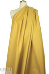 Italian heavier stretch denim - mustard