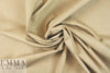 Italian wool/silk/cotton stretch denim - sand