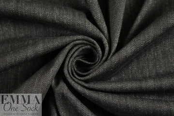 Italian stretch denim - off black
