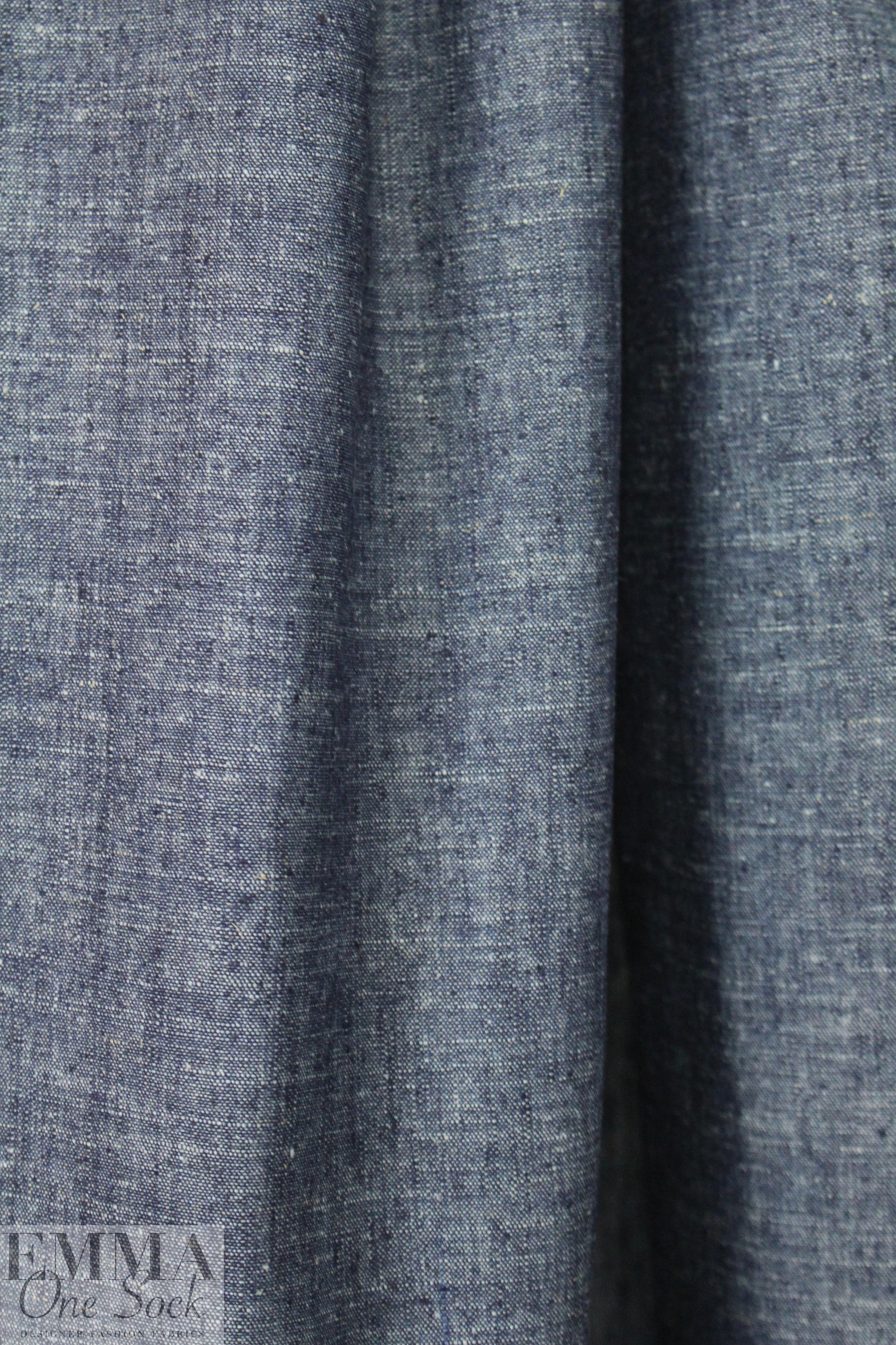 Generati0n Love reversible denim - navy/natural 1.625 yd
