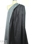 darkest blue medium weight stretch denim 1.25 yds