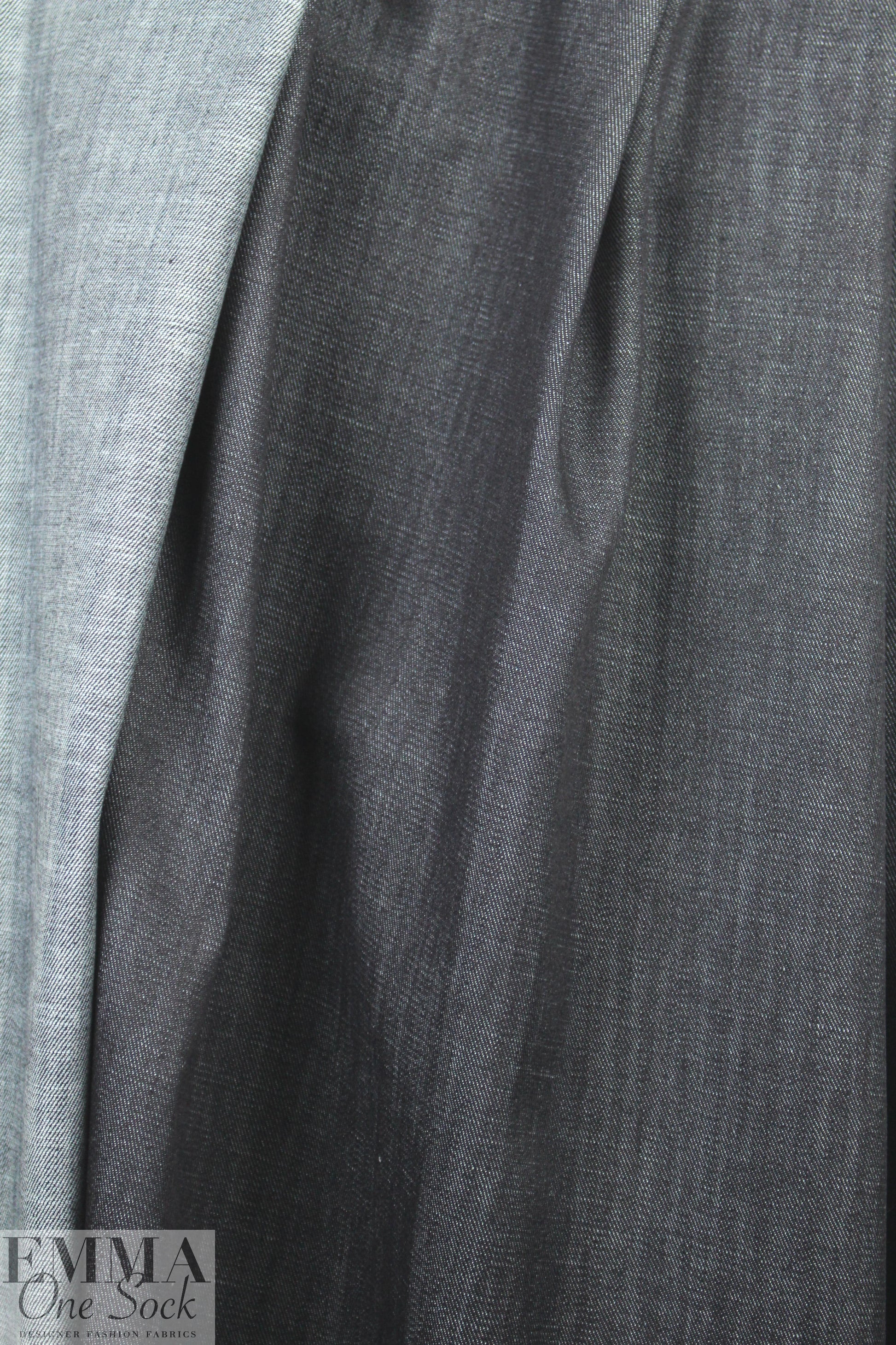 darkest blue medium weight stretch denim