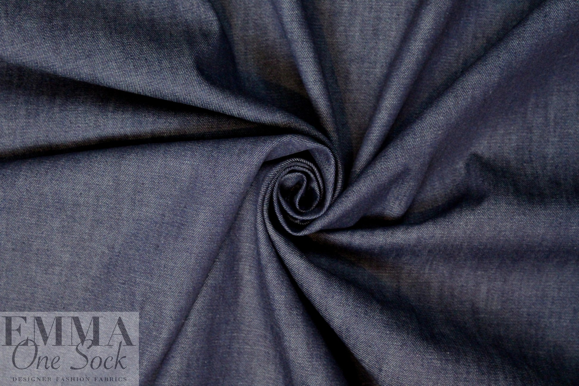 Japanese lightweight dark blue denim (no stretch)