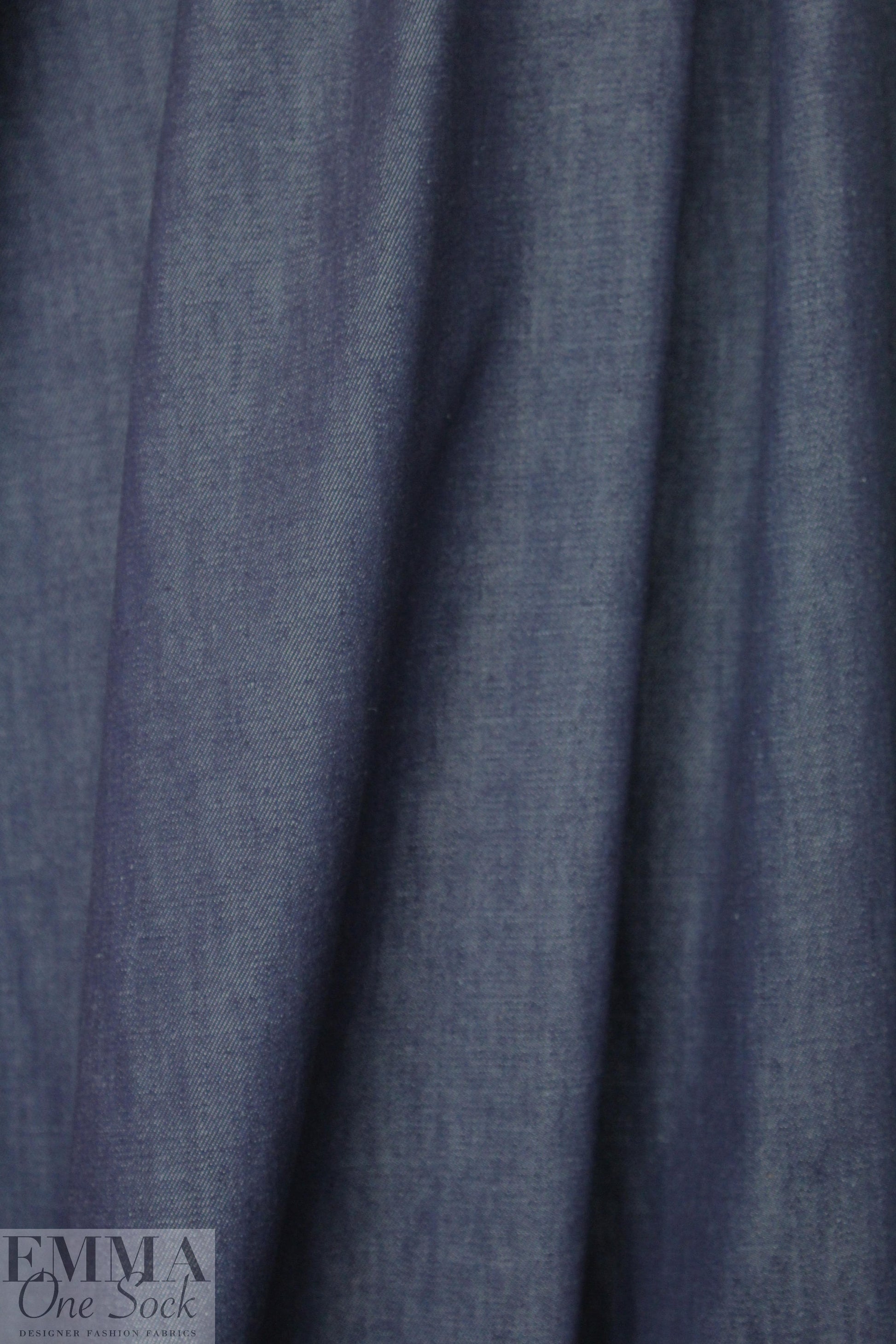 Japanese lightweight dark blue denim (no stretch)