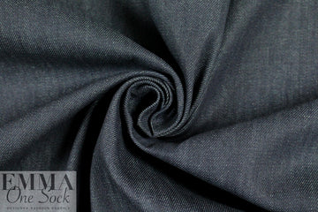 Italian heavy no-stretch denim - darker blue