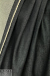 Italian heavy no-stretch denim - off black