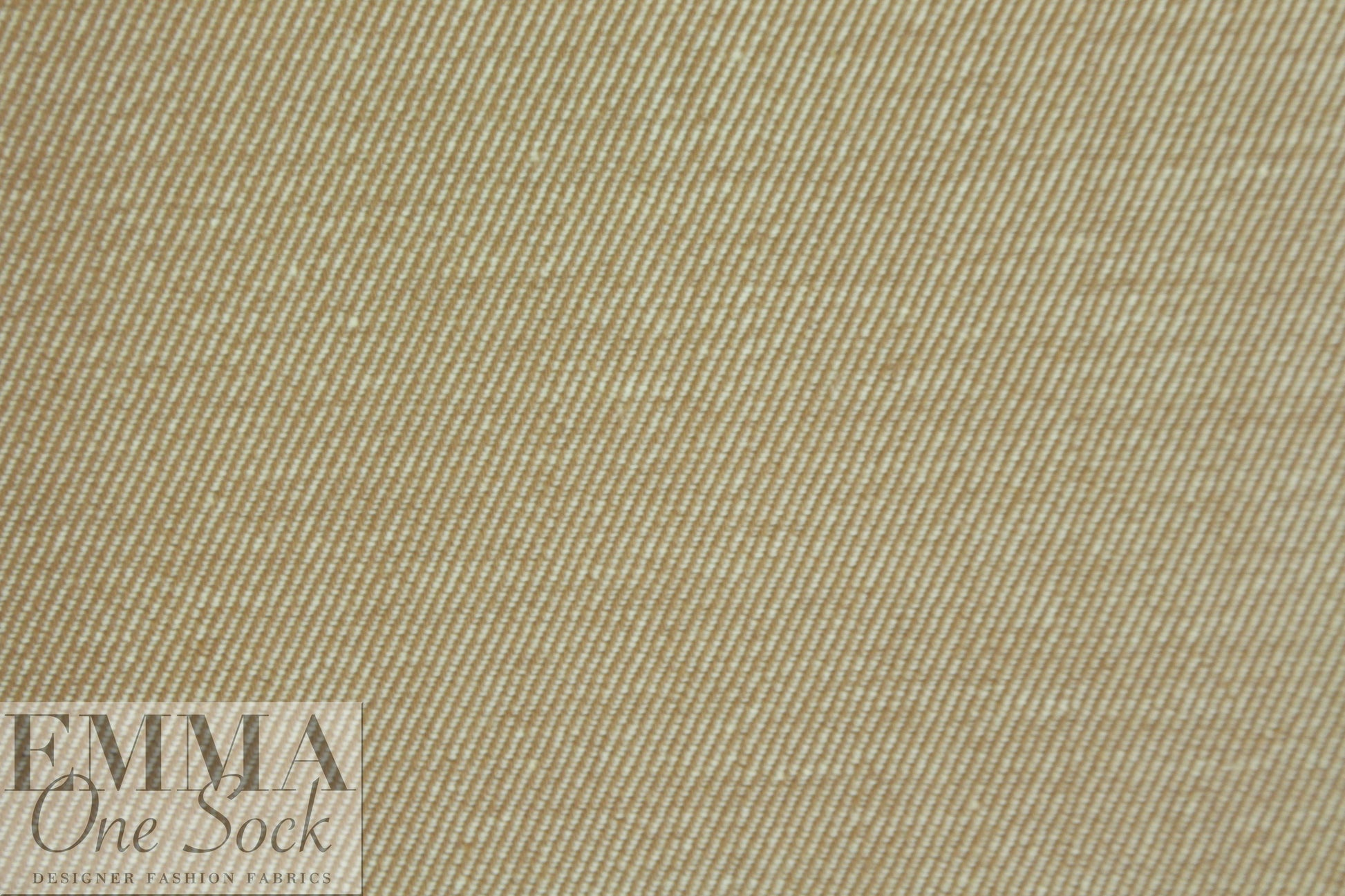 NY designer stretch denim - light tan