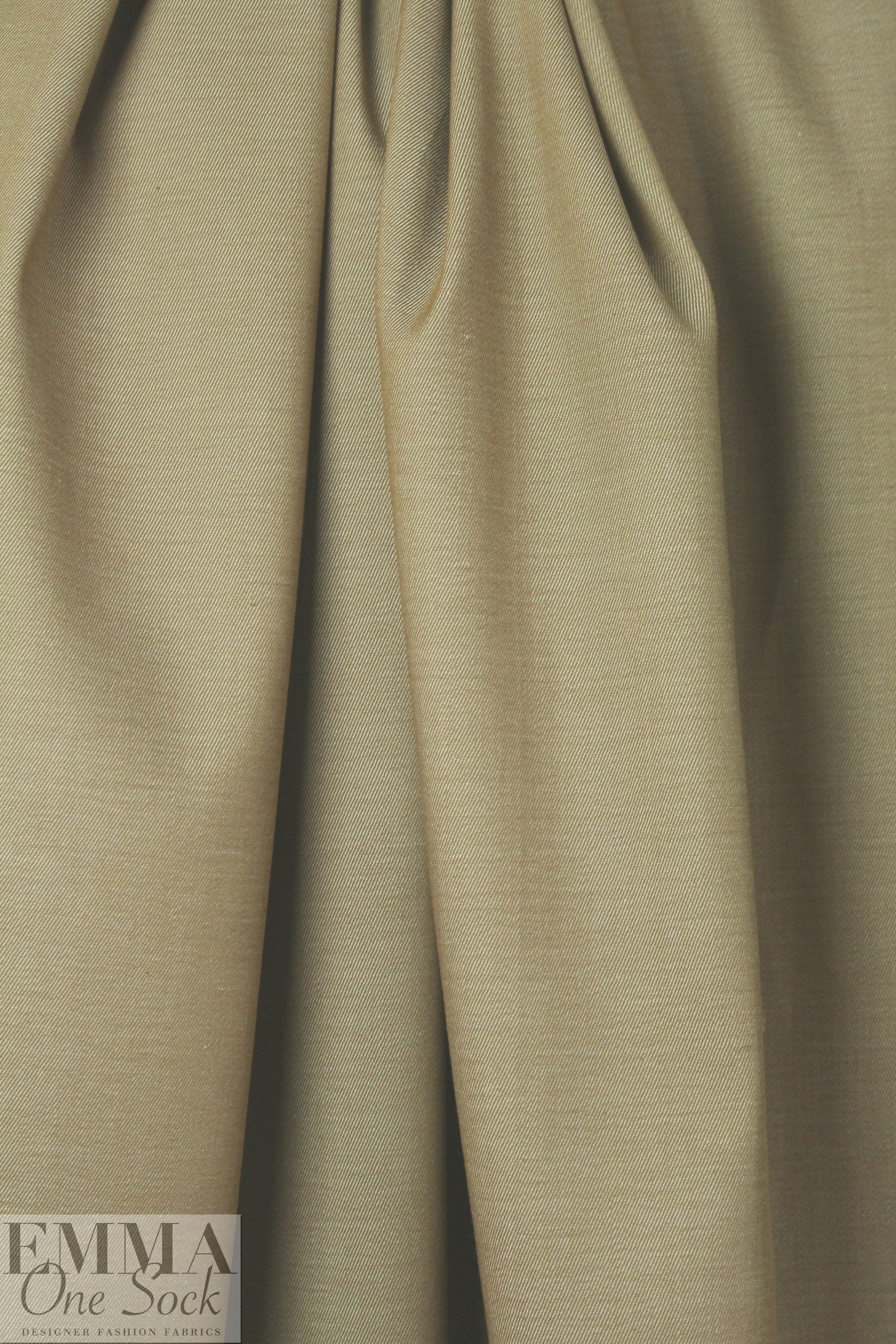 NY designer stretch denim - light tan