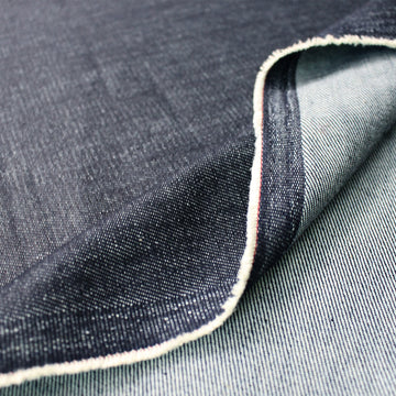 French EXTRA WIDE cotton denim - dark indigo .75 yds