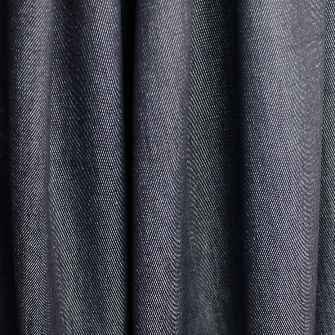 French EXTRA WIDE cotton denim - dark indigo .75 yds