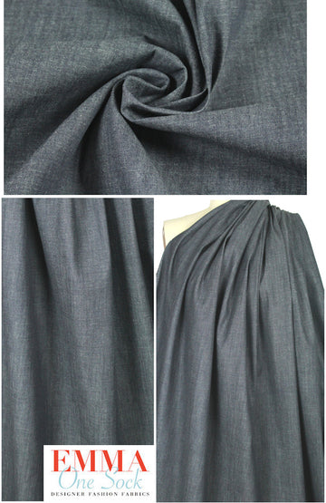 Ni1i L0tan no stretch blue denim 3 yd