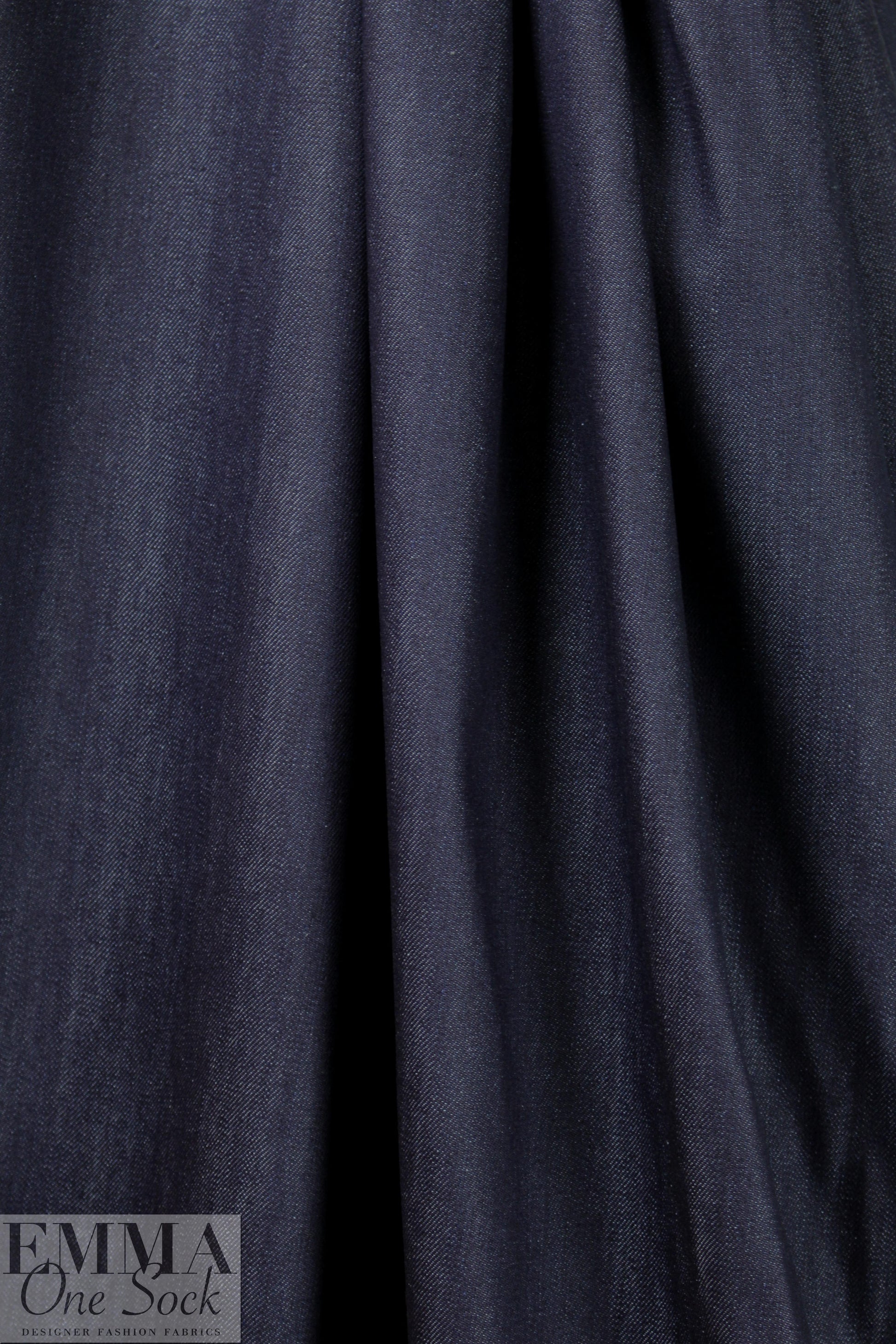 NY designer winter weight classic indigo denim (no stretch)