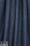 NY designer dark blue cotton stretch denim