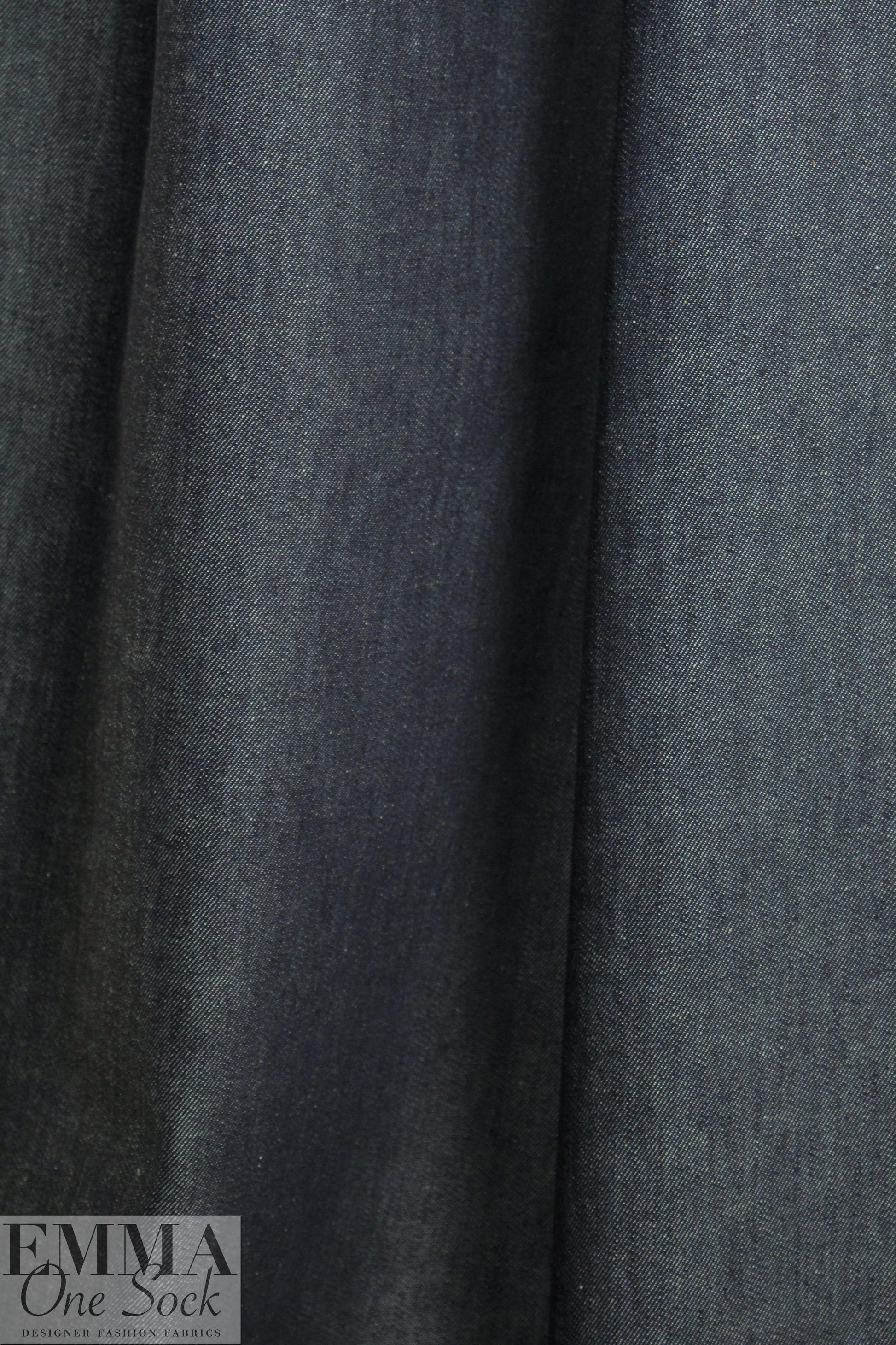 Italian indigo cotton stretch denim