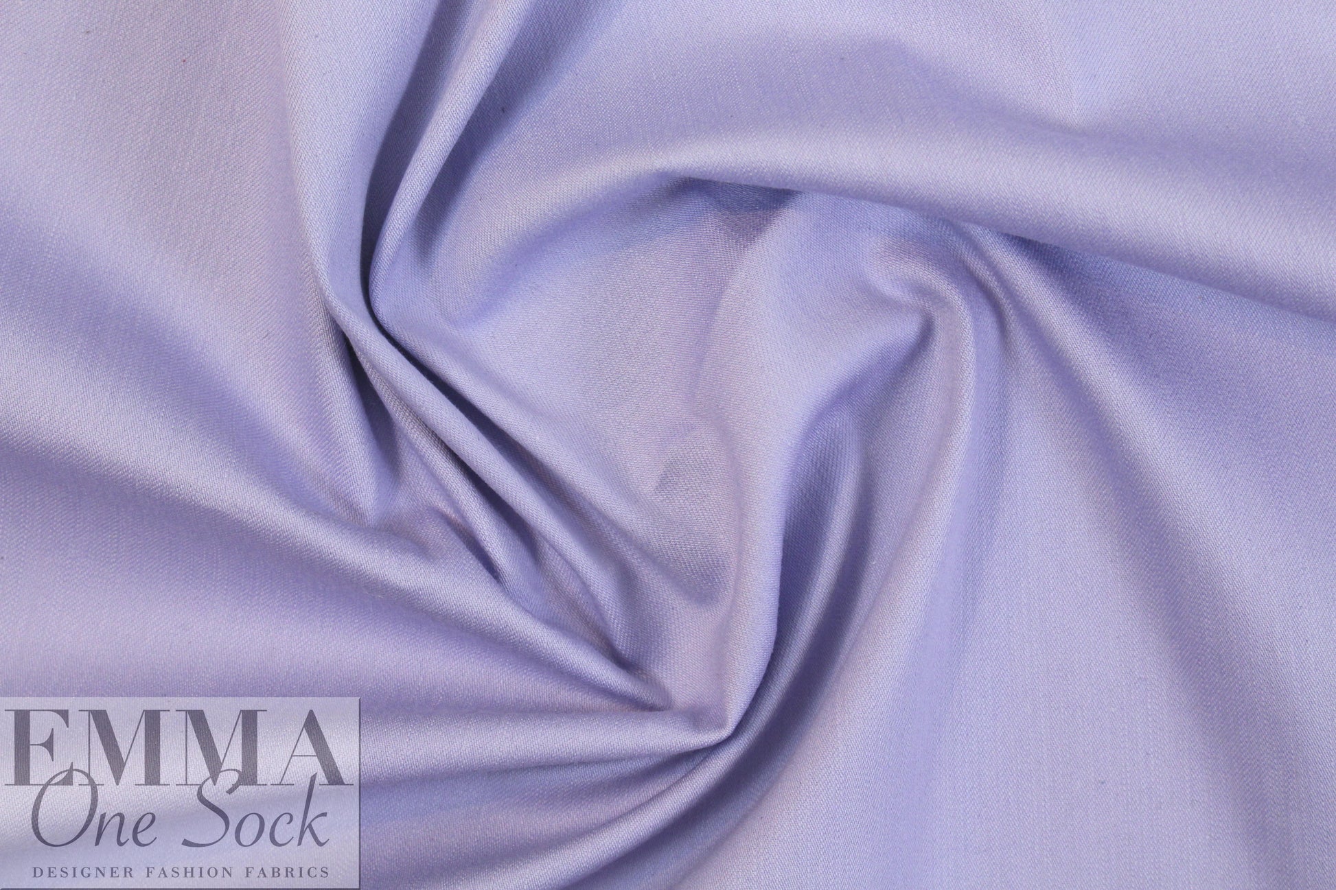 NY designer cotton blend stretch denim - sweet lavender .875 yds