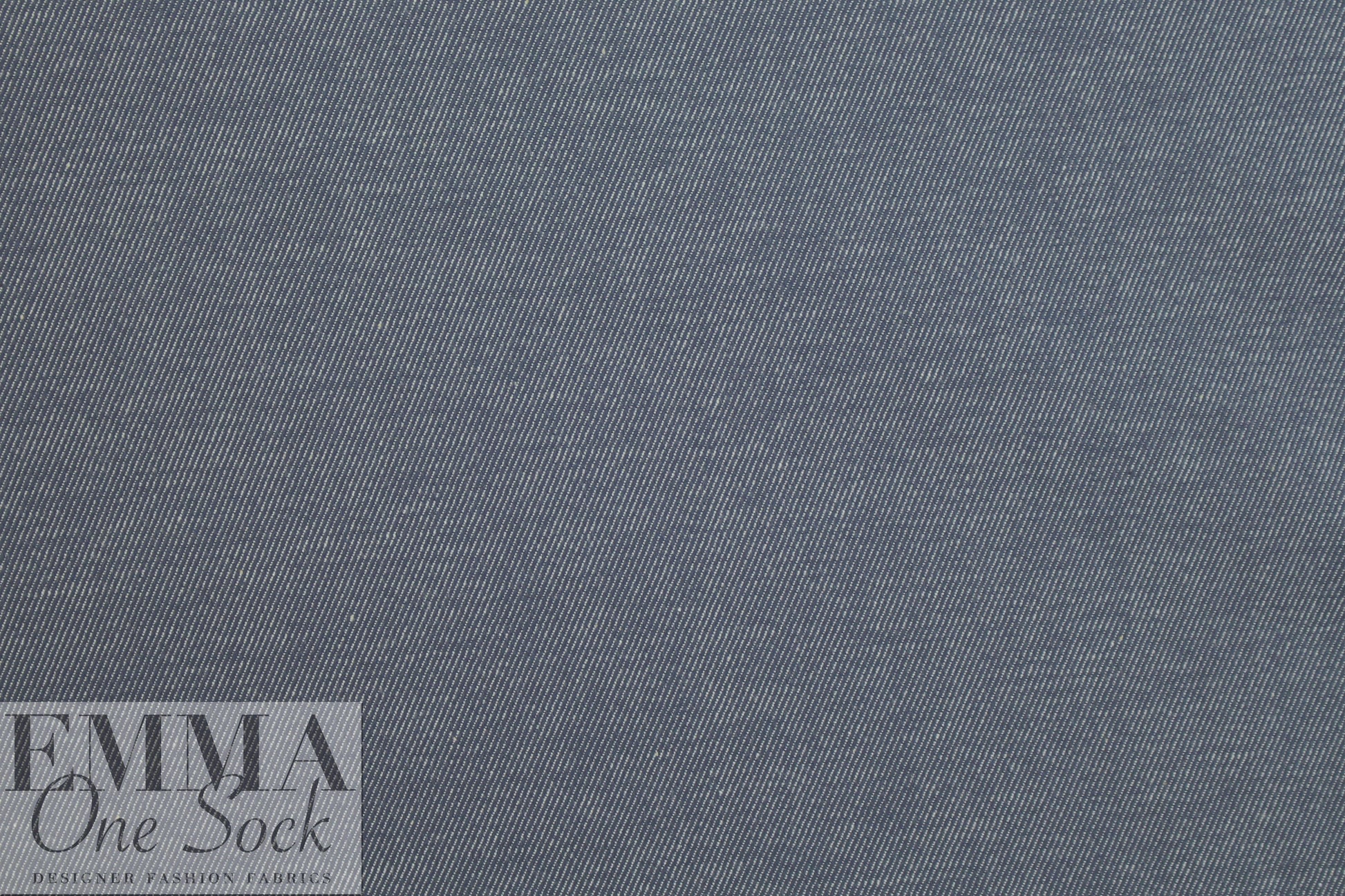 NY designer medium weight stretch denim - dusty blue