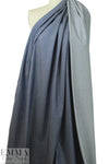 NY designer medium weight stretch denim - dusty blue