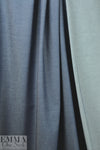 NY designer medium weight stretch denim - dusty blue 1 yard