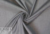 Italian cotton/wool stretch denim - medium blue .66 yds