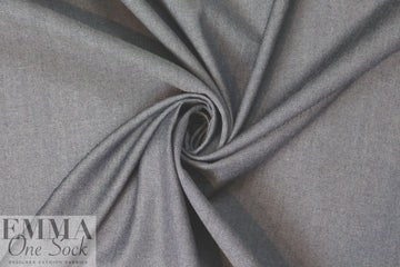Italian cotton/wool stretch denim - medium blue 1.375 yds