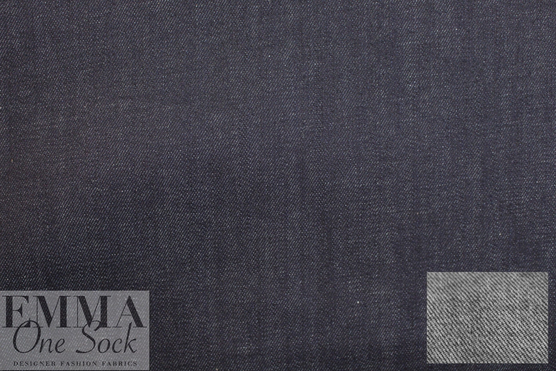 NY designer stretch denim, indigo, medium-heavy weight 2.25 yd