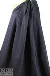 NY designer stretch denim, indigo, medium-heavy weight