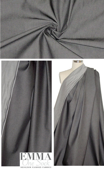 Rag & B0ne refined medium wt. denim - gray 1.875 yd