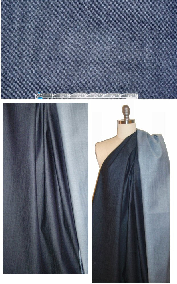 The0ry 2-way stretch denim, dark blue, medium weight