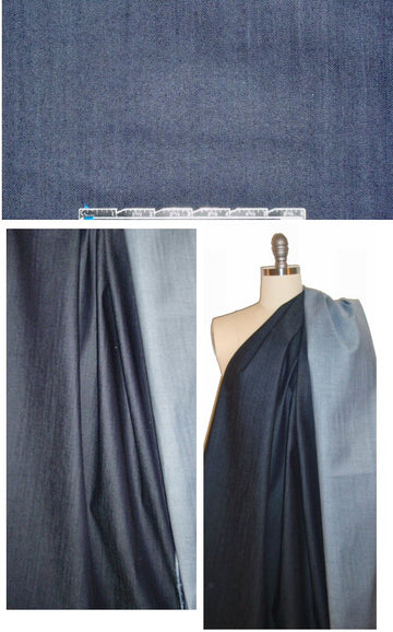 The0ry 2-way stretch denim, dark blue, medium weight