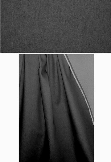 stretch cotton blend denim - off black 1 yard