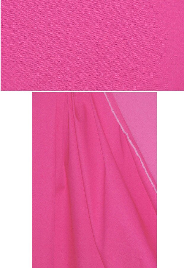 stretch cotton blend denim - vivid pink