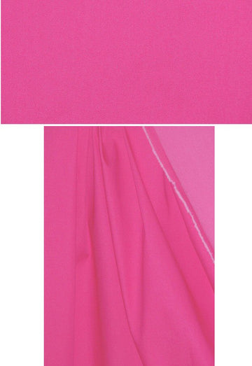 stretch cotton blend denim - vivid pink