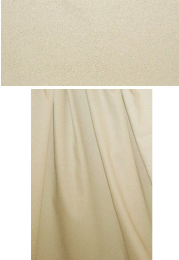 stretch cotton blend denim - sand