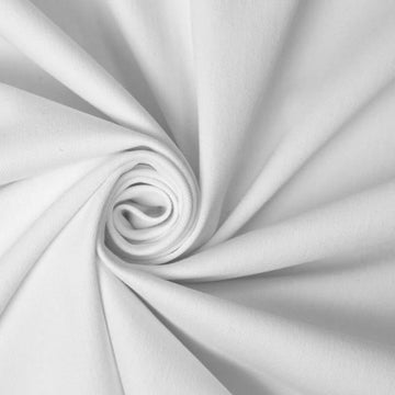 stretch cotton blend denim - optic white