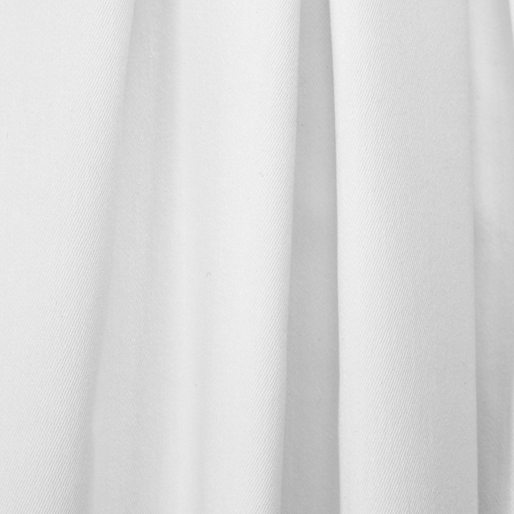 stretch cotton blend denim - optic white