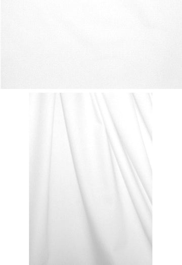 stretch cotton blend denim - white 1 yard