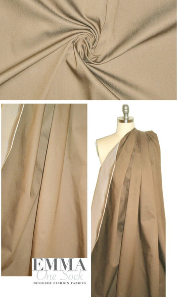 NY designer cafe' au lait stretch denim