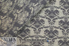 Italian jacquard weave stretch denim - medallion