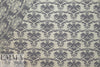 Italian jacquard weave stretch denim - medallion 1.625 yd