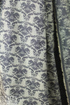 Italian jacquard weave stretch denim - medallion