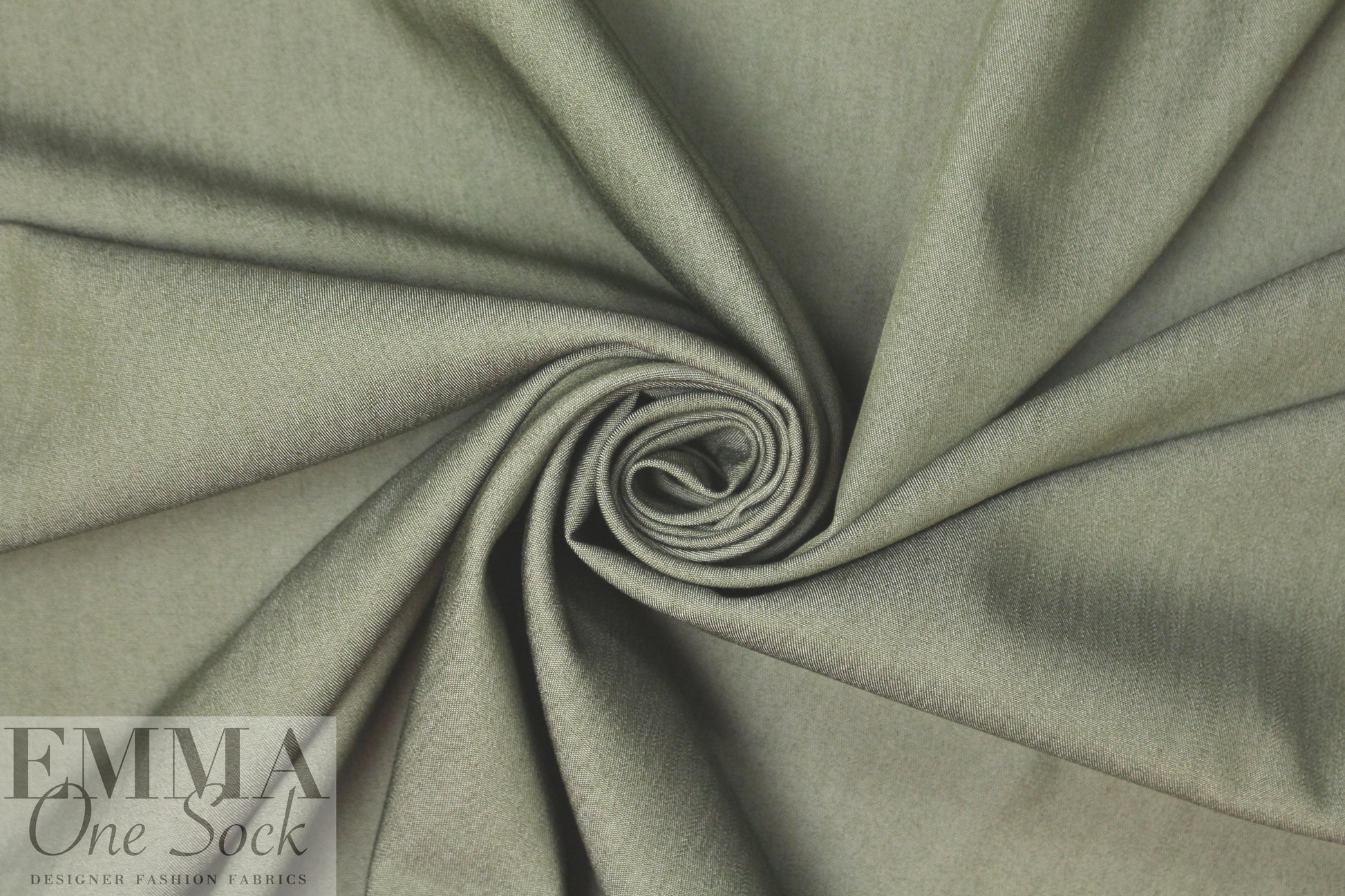 rayon blend light weight stretch denim - fern .66 yds