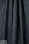 4-way stretch rayon blend ponte - black denim